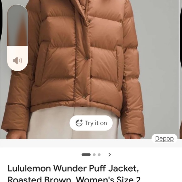 Lululemon Wunder Puff Jacket - Picture 2 of 10